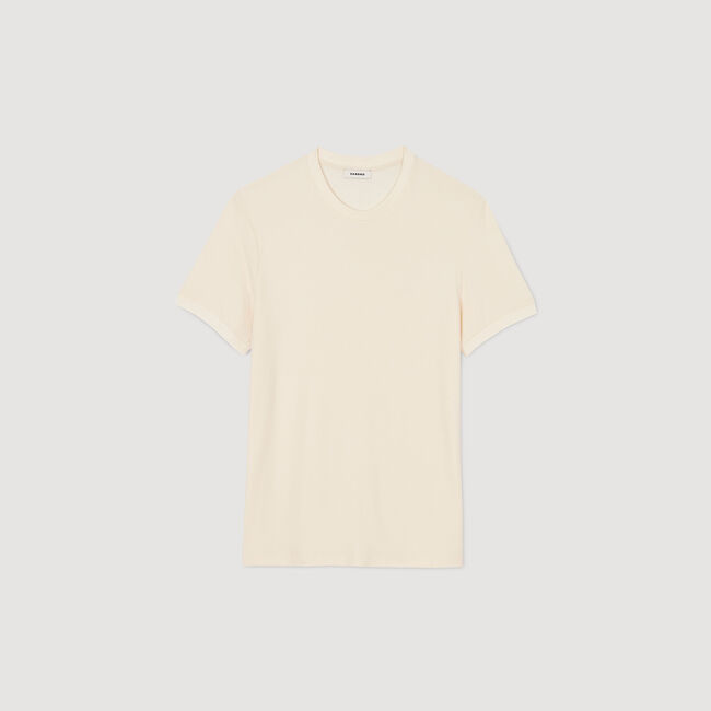 T-shirt met ronde hals