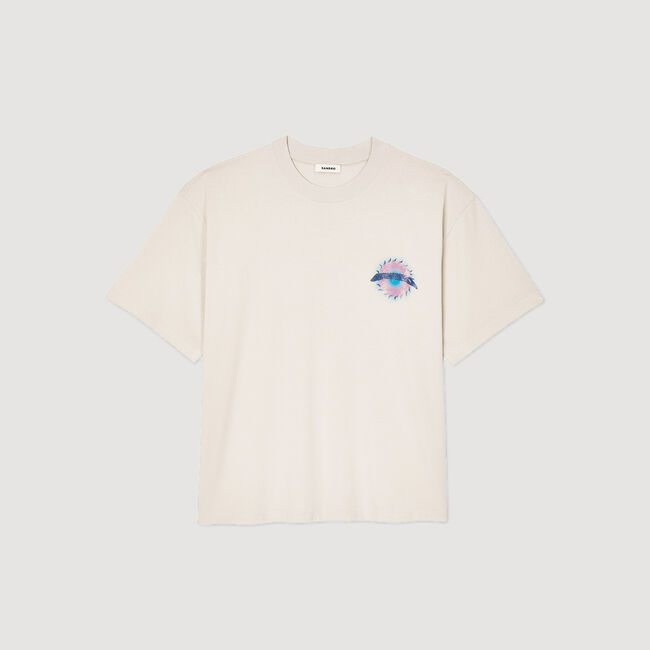 T-shirt met Soleil-print