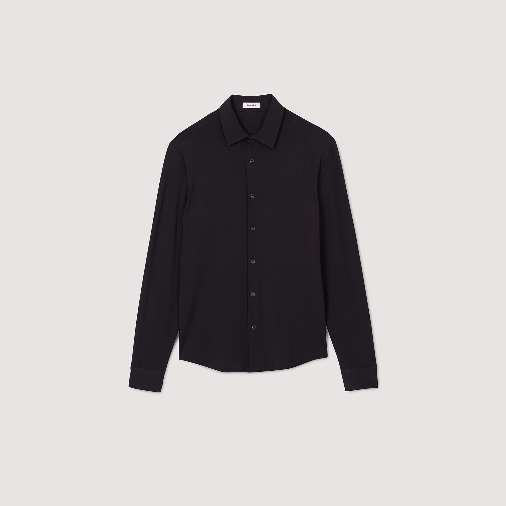 Overhemd jersey stof