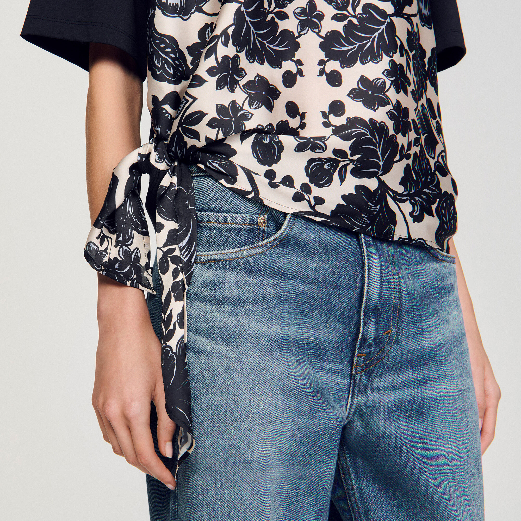 T-shirt met bloemenprint