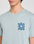 T-shirt met detail bloem