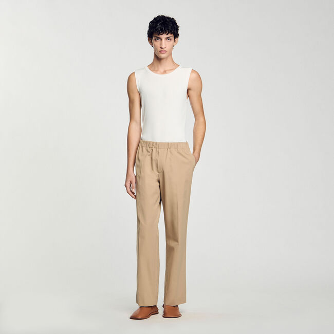 Pantalon wijdvallend