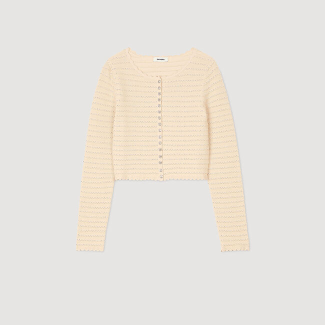 Cardigan vest stras