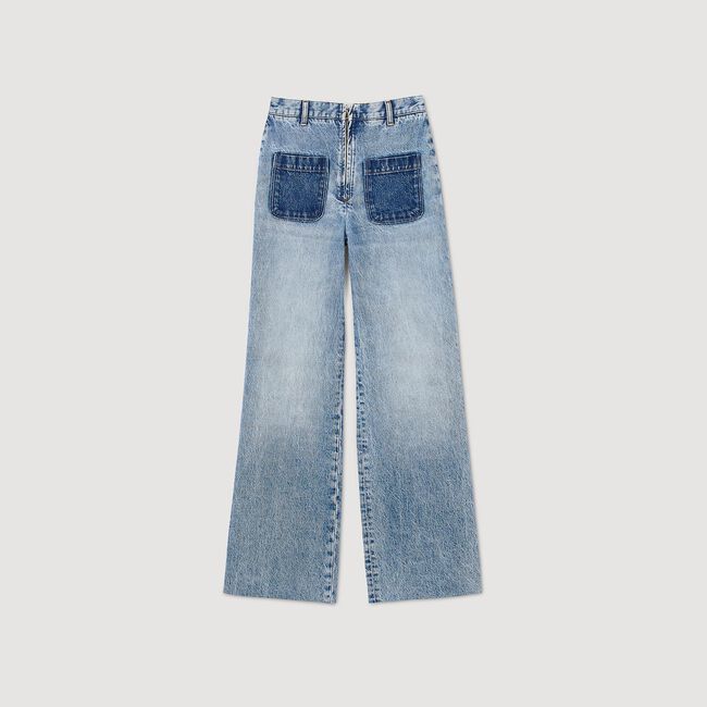 Jeans met hoge taille