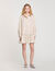 Jurk overhemdblouse gestreept met stras