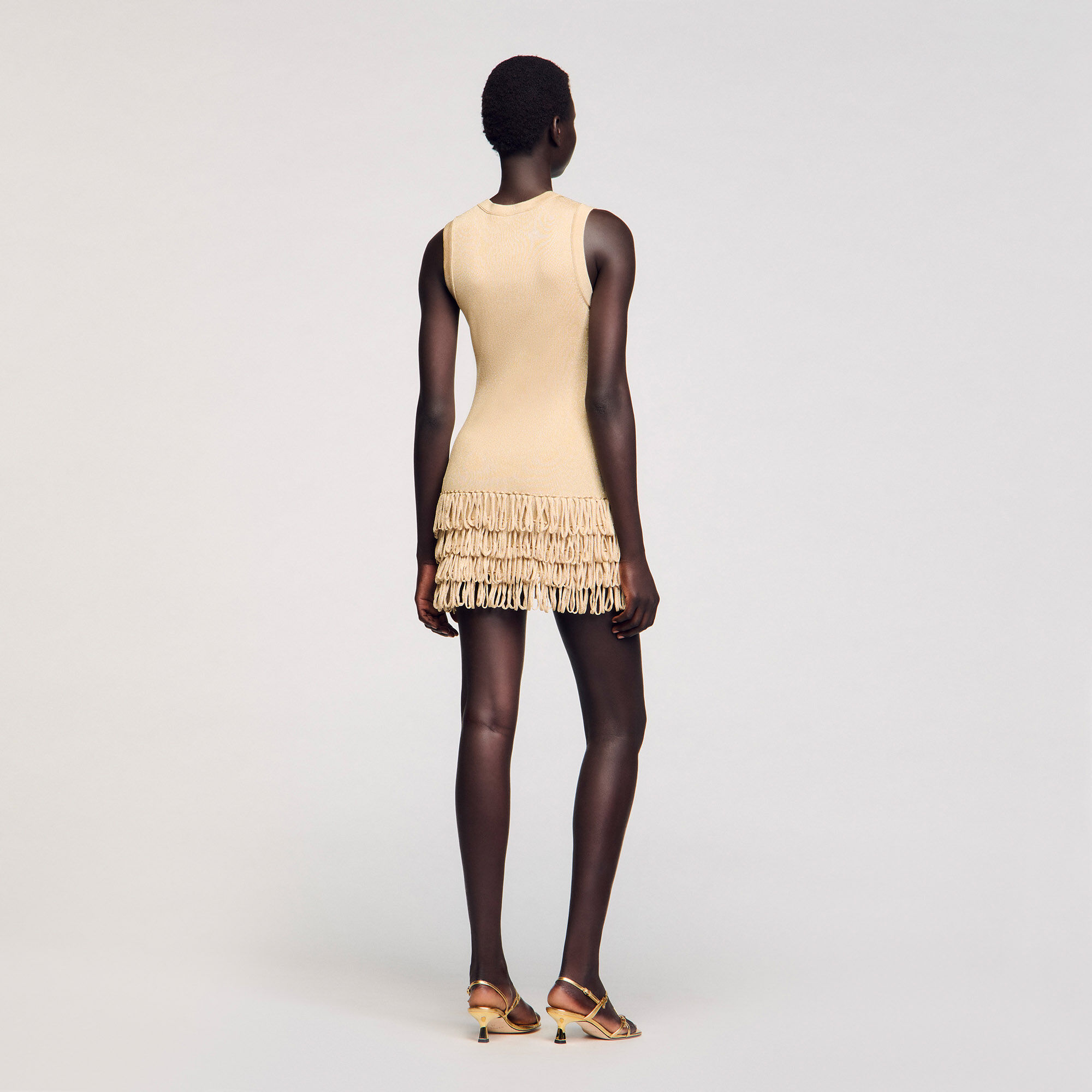 Korte jurk tricot