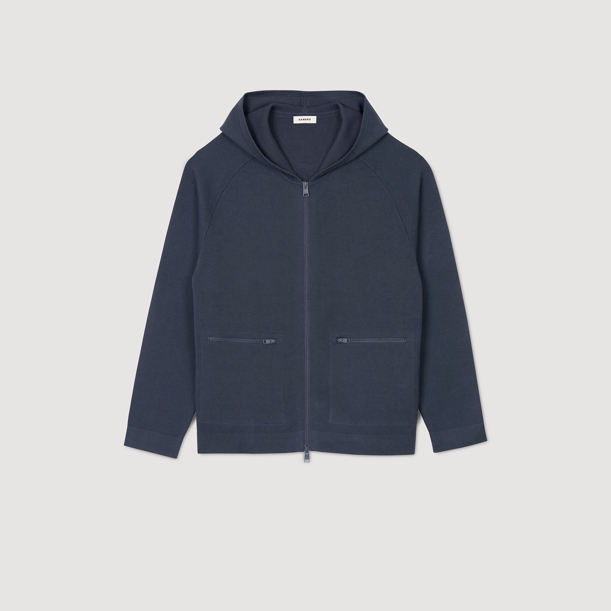 Cardigan met capuchon Milano tricot
