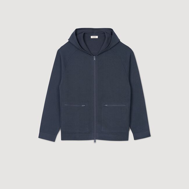 Cardigan met capuchon Milano tricot