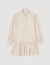 Jurk overhemdblouse gestreept met stras