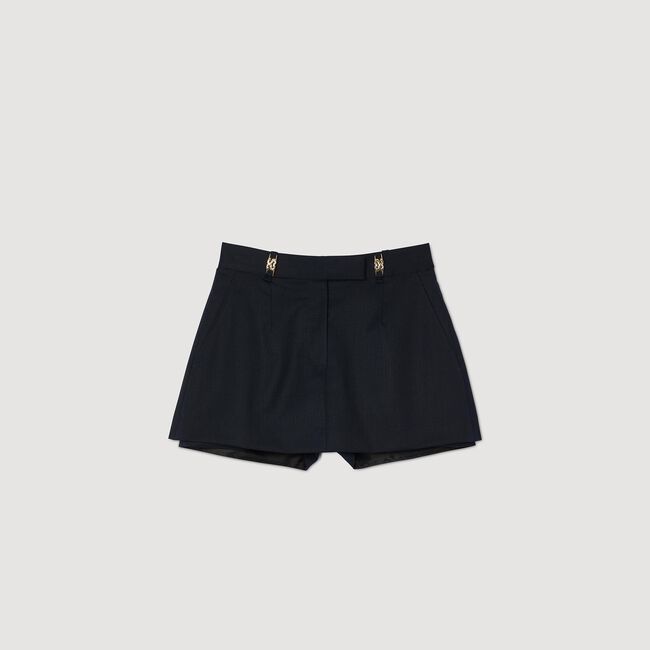 Skort met mooie riemlussen