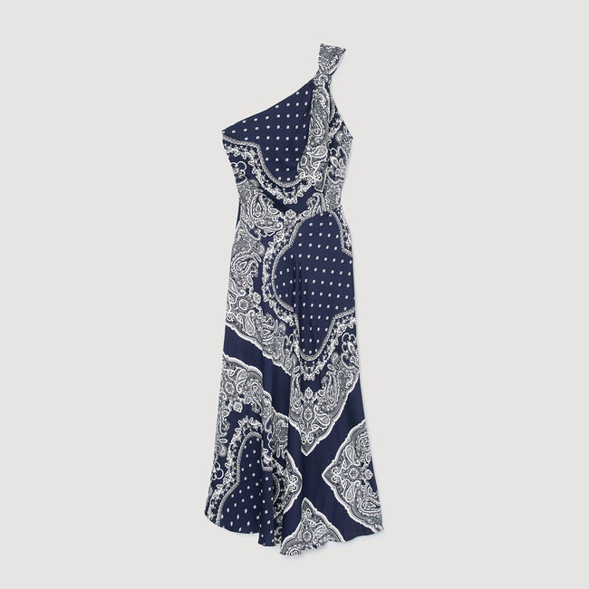 Lange jurk bandana print