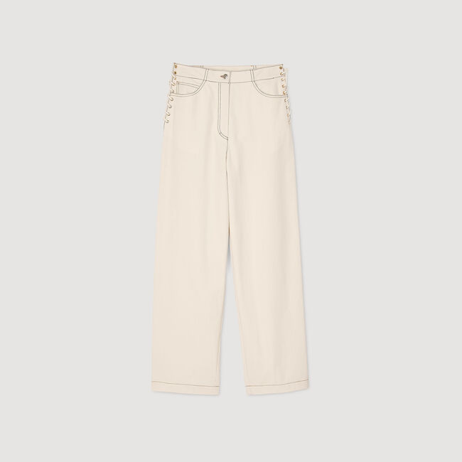 Jeans met veters