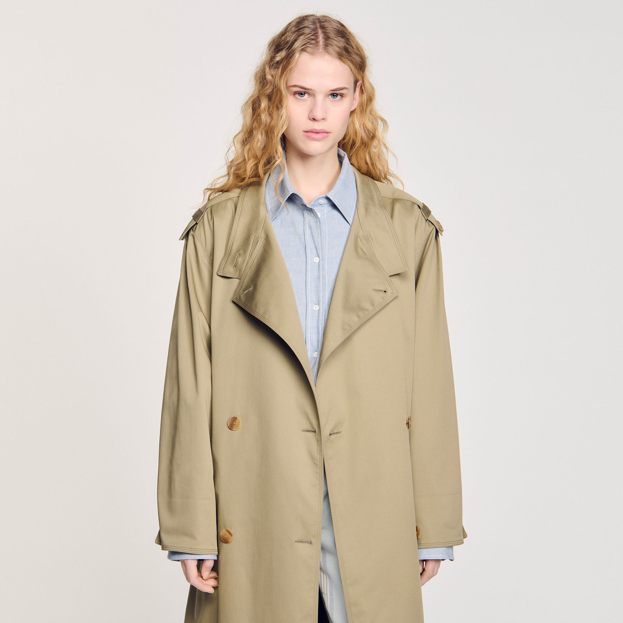 Trenchcoat met ceintuur