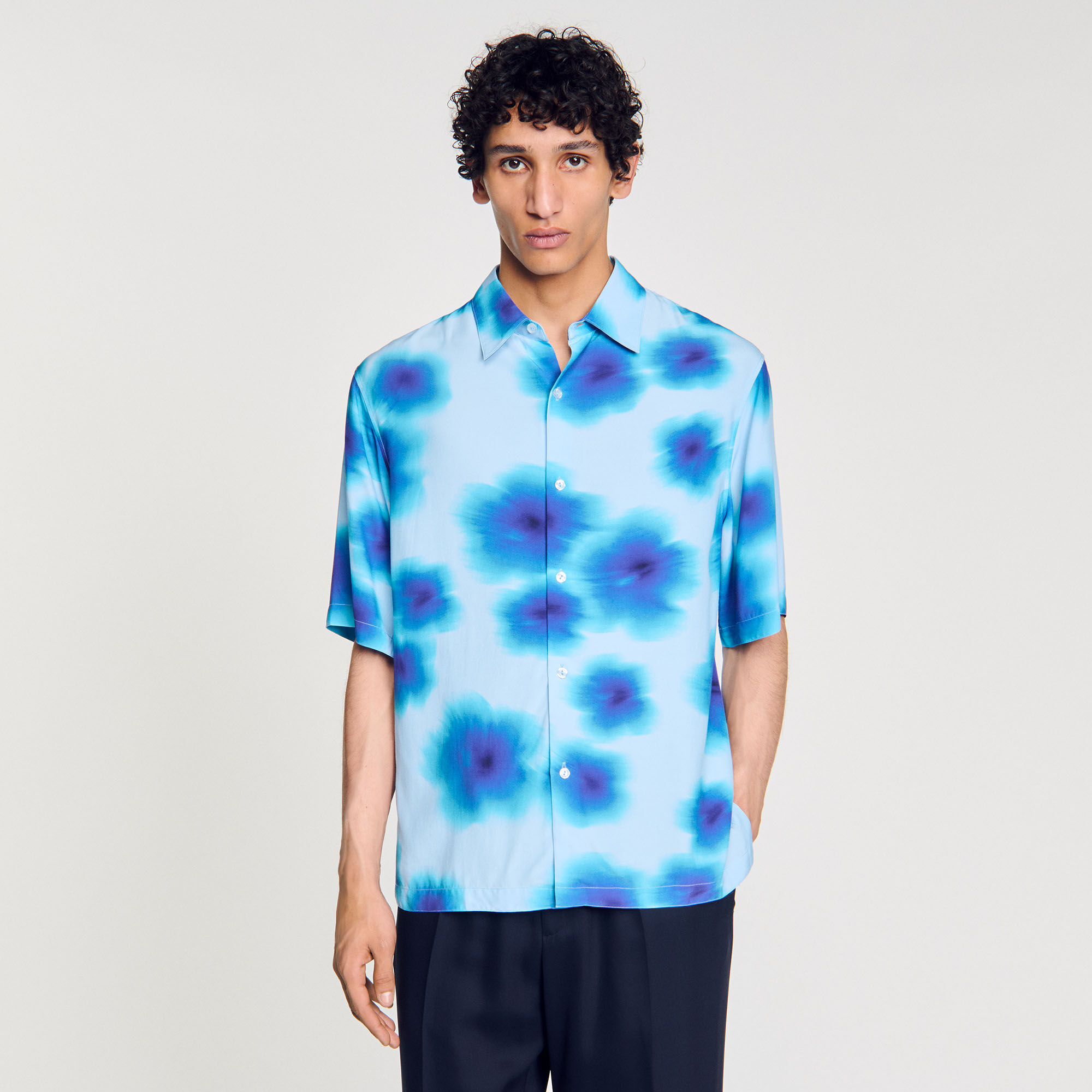 Overhemd met bloemenprint