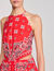 Lange jurk bandana print