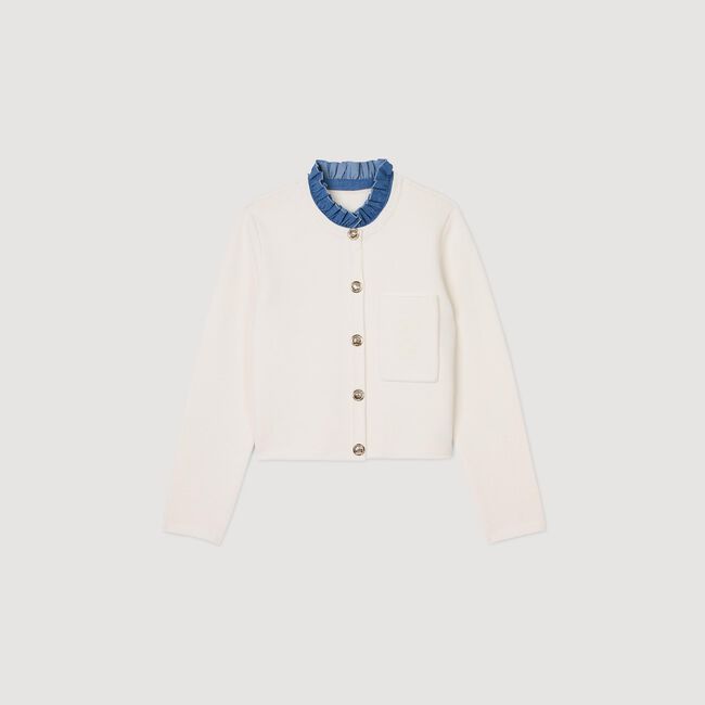 Vest met opstaande kraag