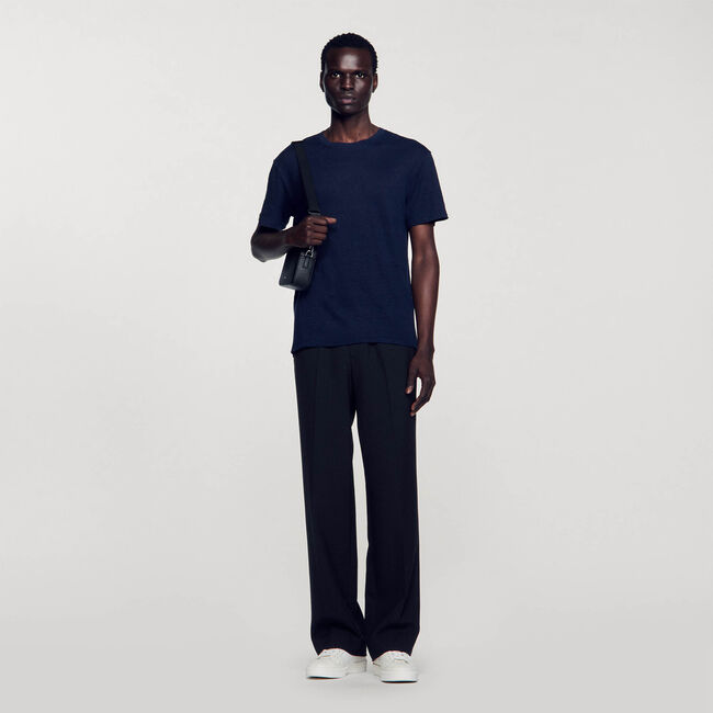 T-shirt van gecertificeerd linnen