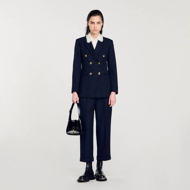 Damesblazer met dubbele knopenrij