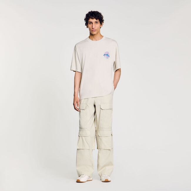 T-shirt met Soleil-print