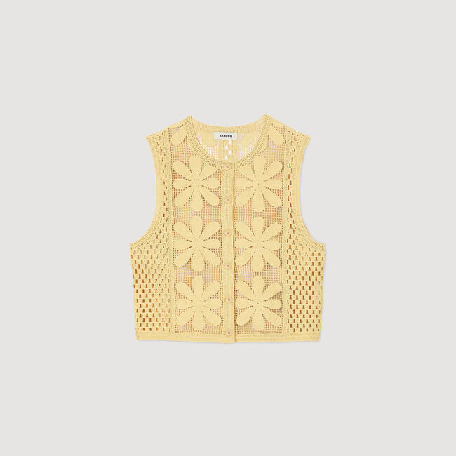 Gilet gehaakt