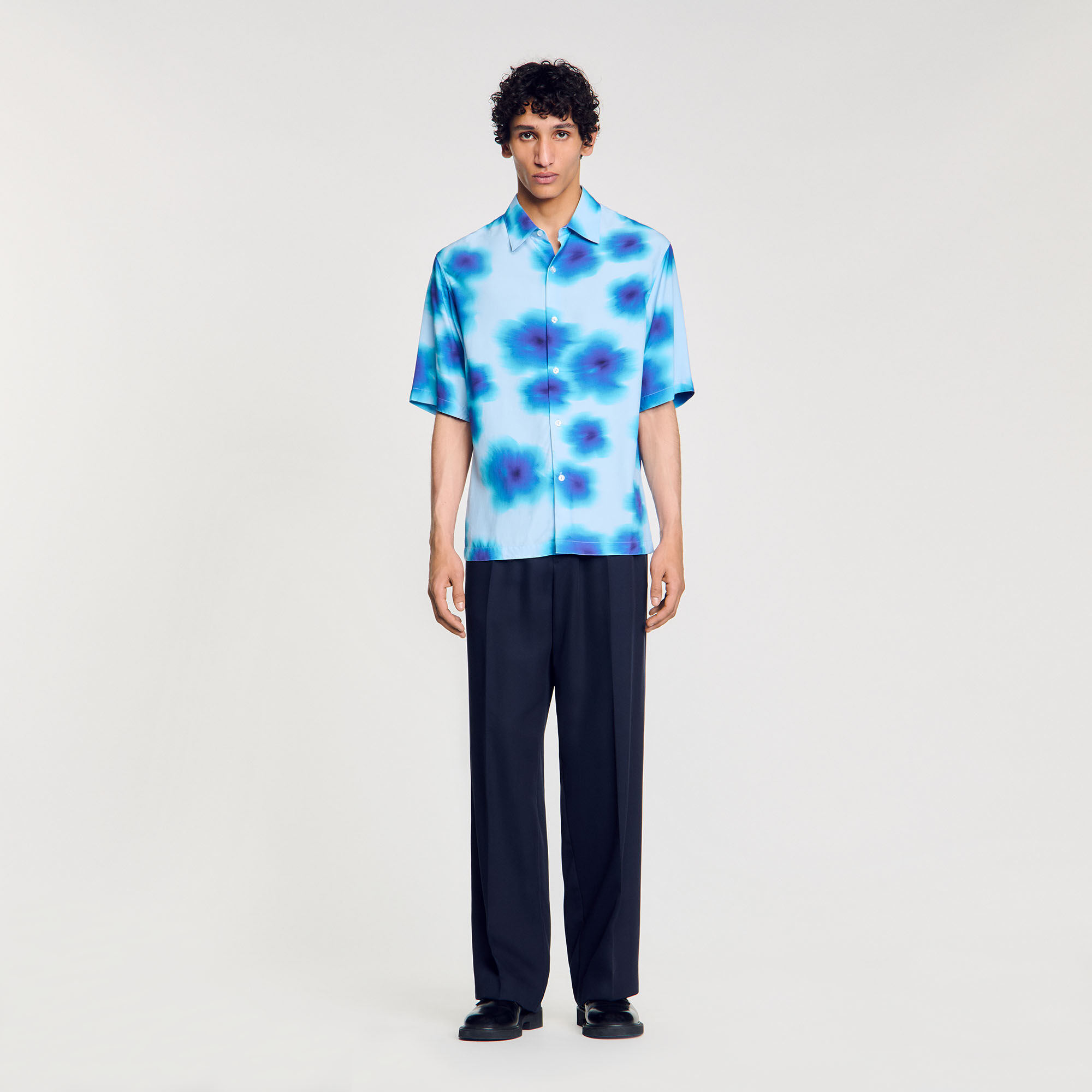 Overhemd met bloemenprint