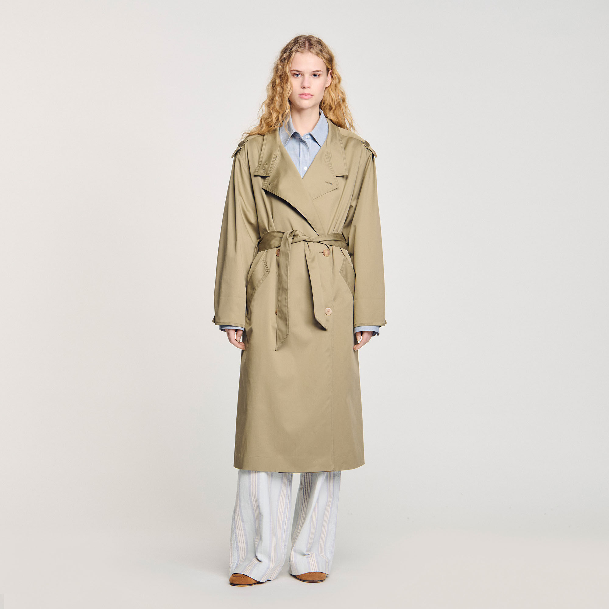 Trenchcoat met ceintuur
