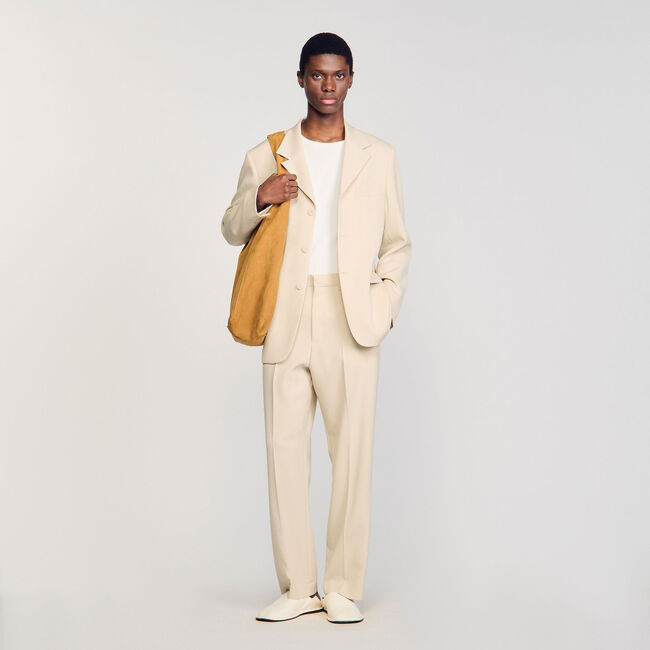 Colbert kostuum oversized wol