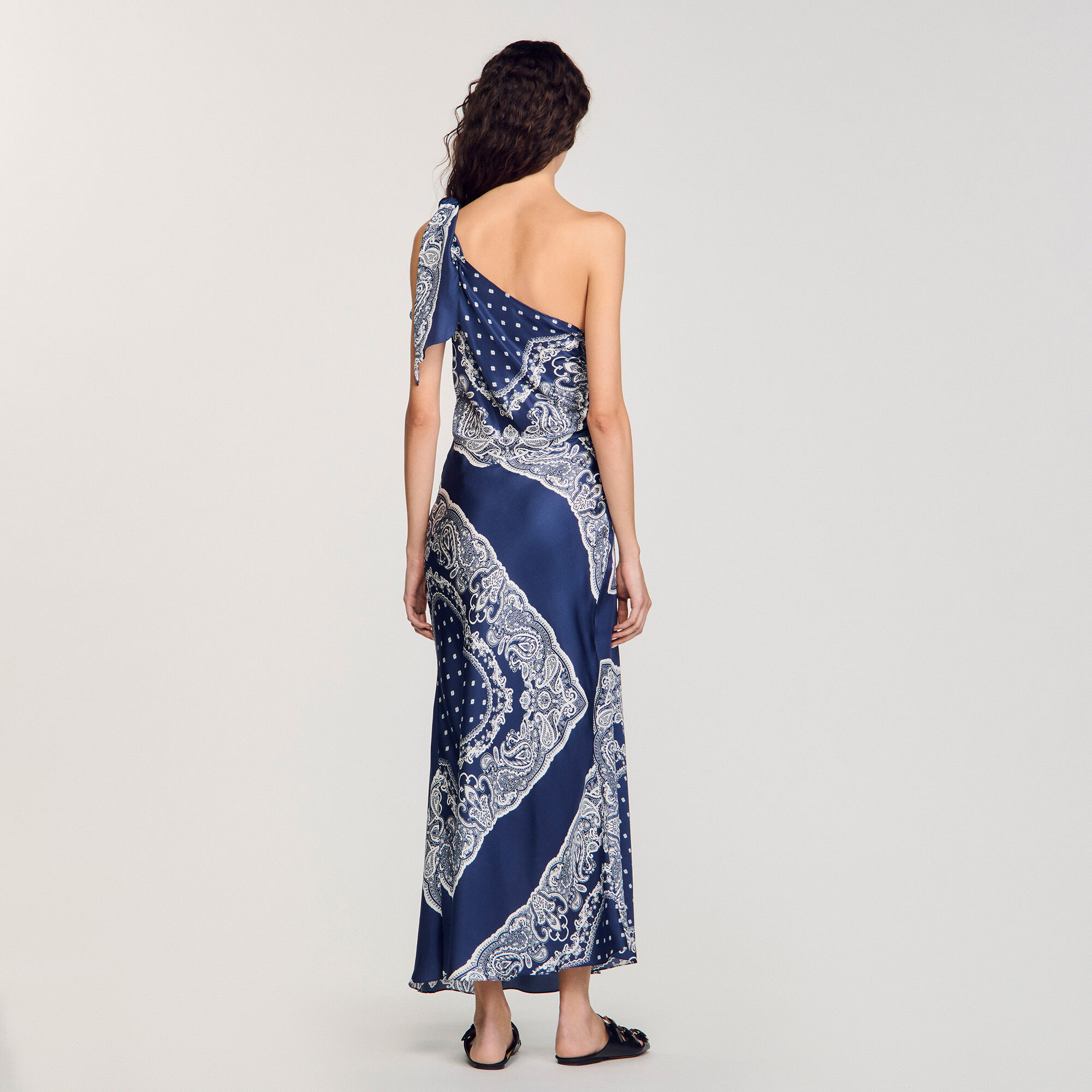 Lange jurk bandana print