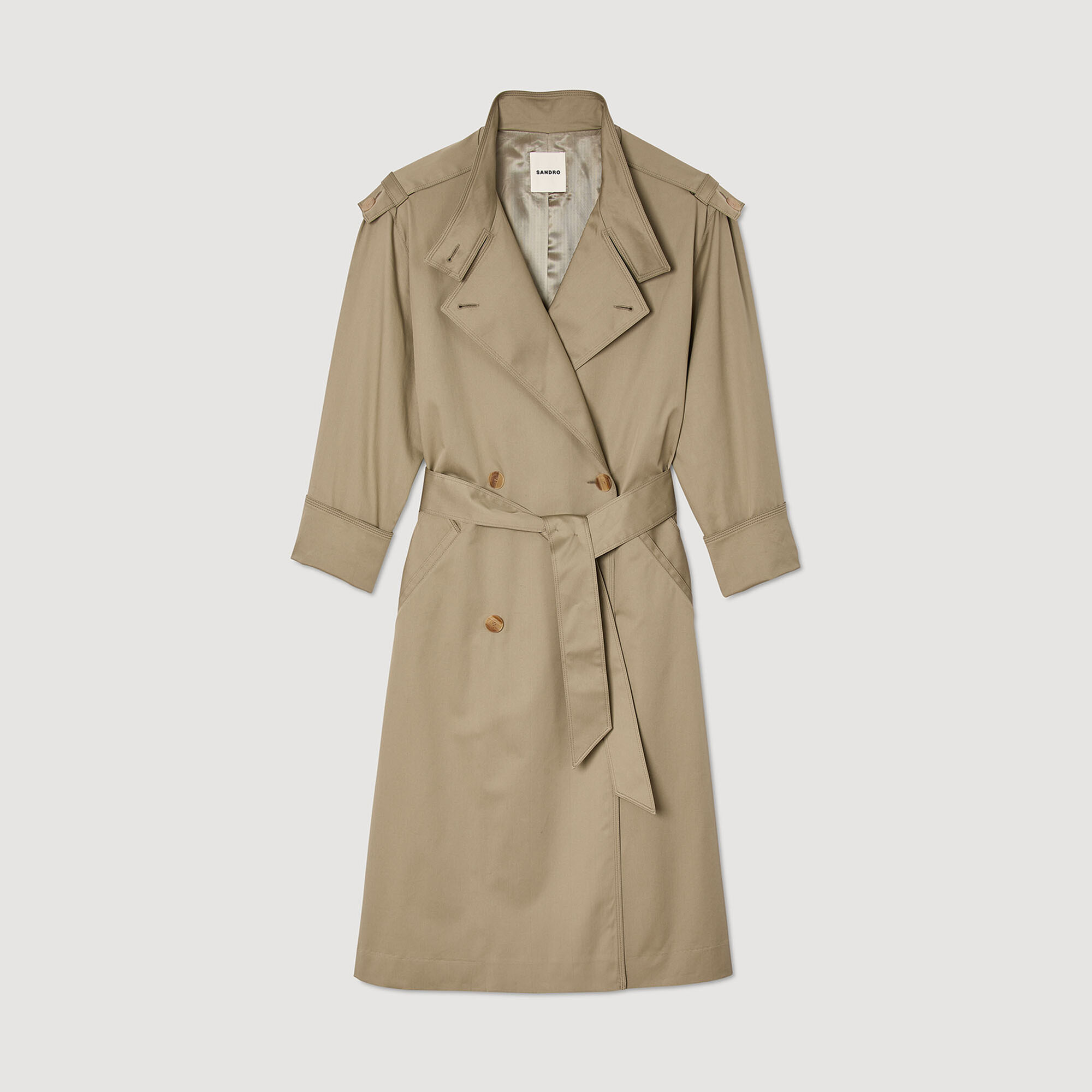 Trenchcoat met ceintuur