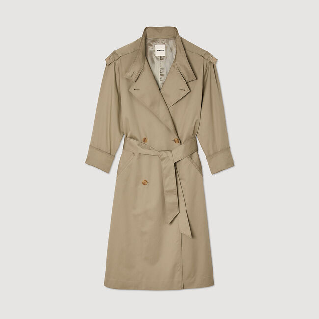 Trenchcoat met ceintuur