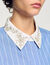 Overhemdblouse kort gestreept