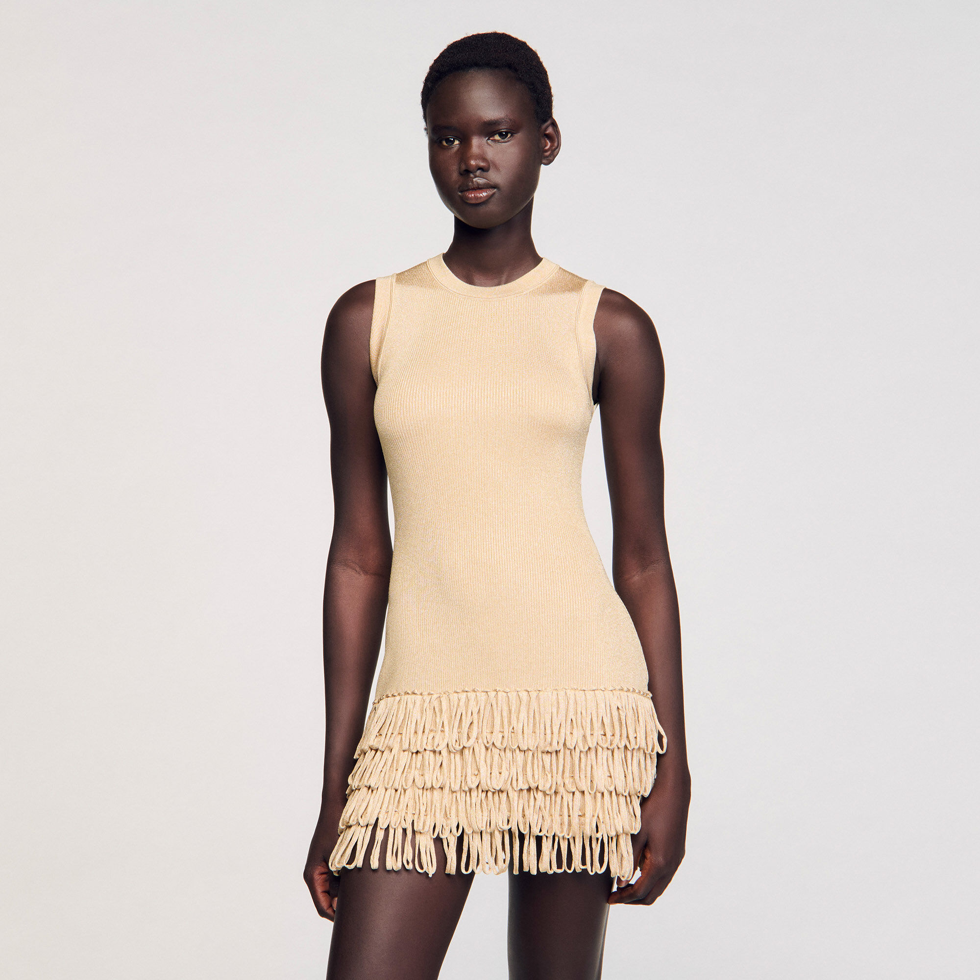 Korte jurk tricot