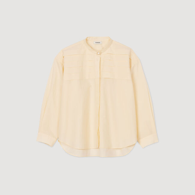 Overhemdblouse met sierdetails