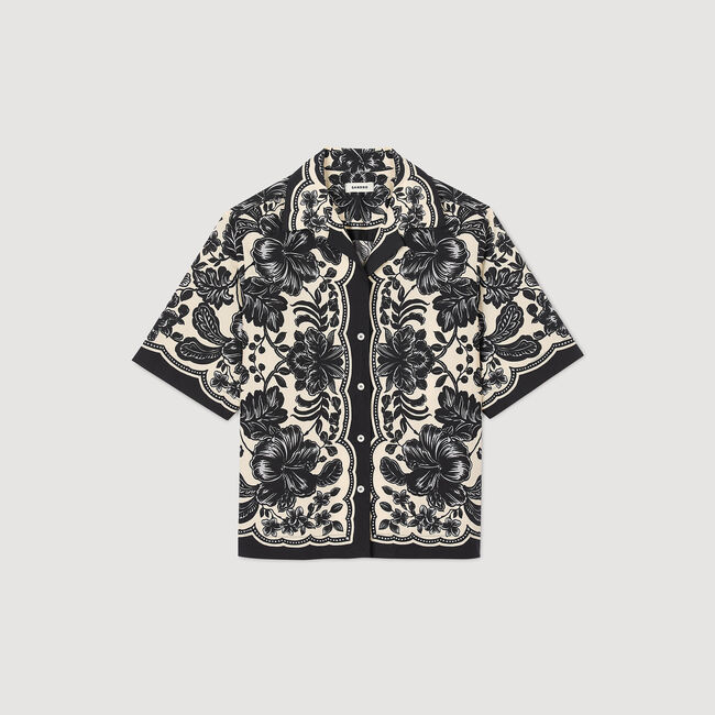 Overhemdblouse bloemenprint