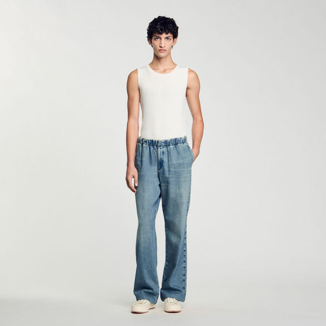 Jeans wijdvallend