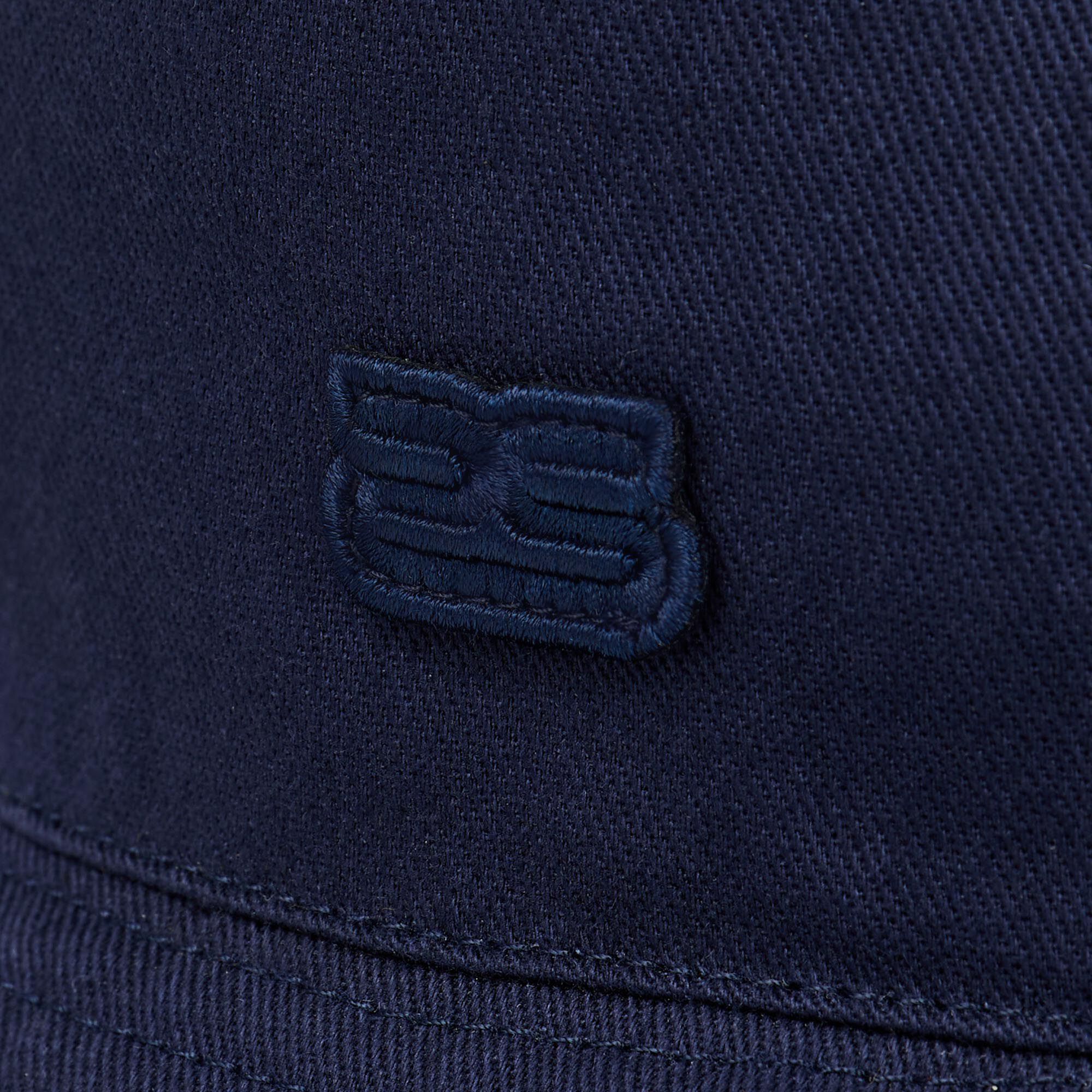 Bucket hat katoen met patch