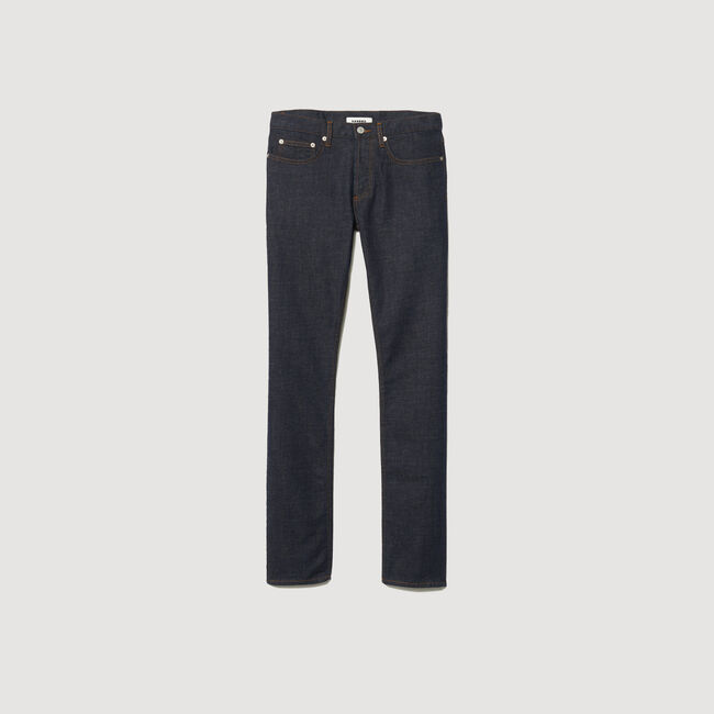 Strakke jeans met Waterless bleekproces