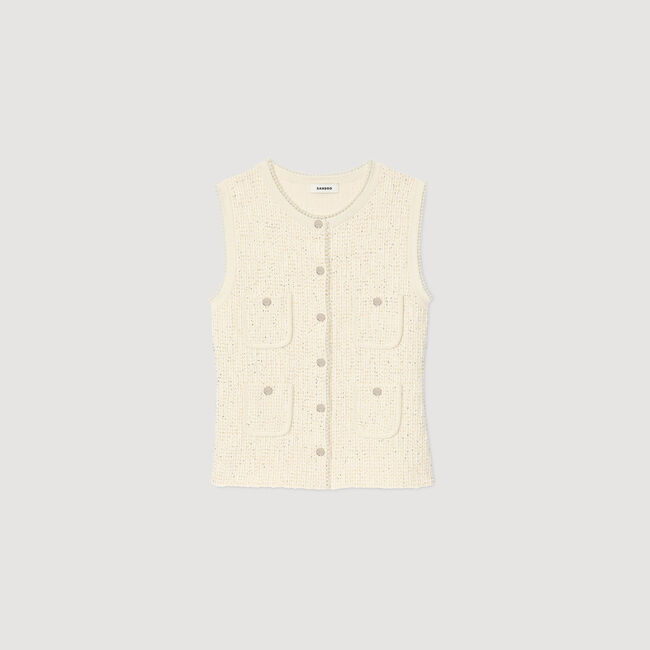 Gilet van prachtige tweed
