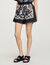 Short met bloemenprint