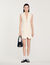 Korte jurk blazer stijl geplooid