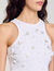 Tanktop met parels en stras