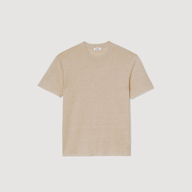 T-shirt van linnen