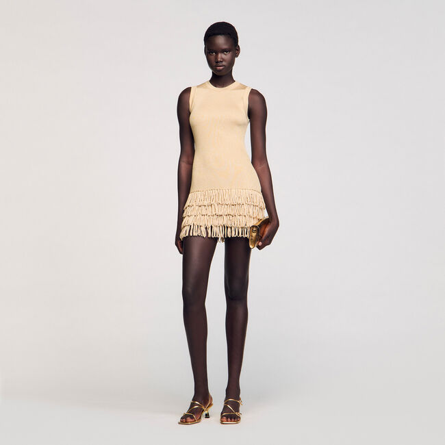 Korte jurk tricot